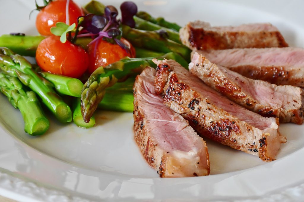 Steak And Asparagus Meal